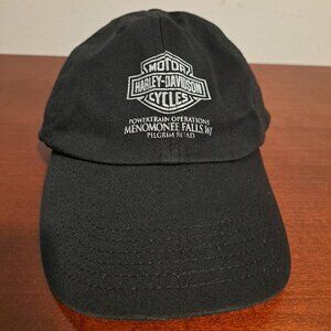 Harley Davidson Motorcycles Powertrain Operations Black Baseball Cap